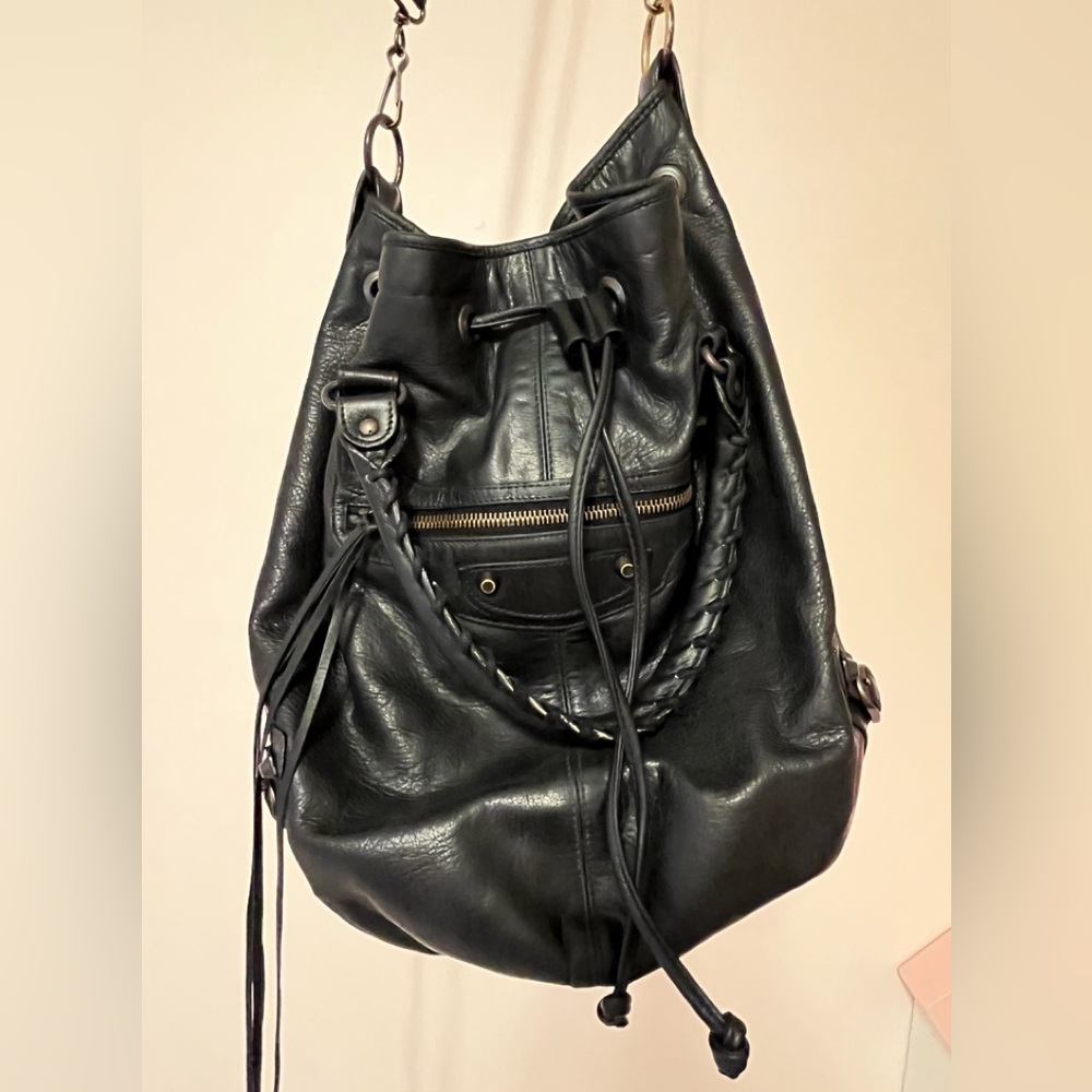 Authentic BALENCIAGA Pompon Bag